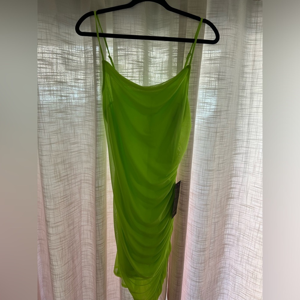 Bebe lime dress